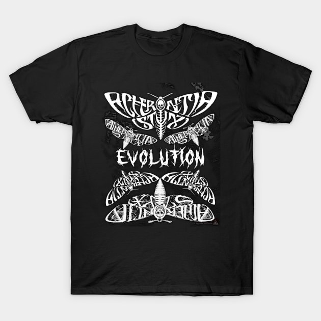 Acherontia Styx - Evolution T-Shirt by Dwarrowdelf Records